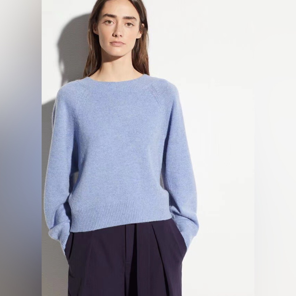 NWT Vince aglan-Sleeve Wool & Cashmere-Blend Sweater